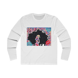 "Embodied-Diana Ross" Men's Long Sleeve Crew Tee
