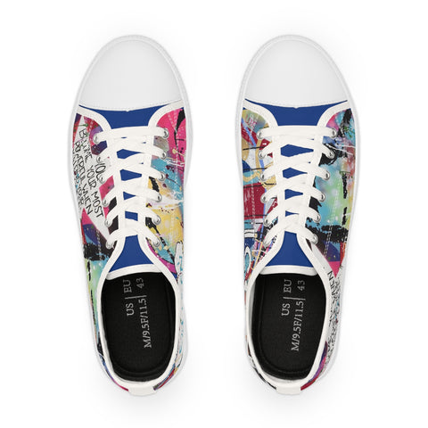 "Find Your Inner Queen" Men's Low Top Sneakers