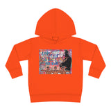 'No Hate Just Love" Toddler Pullover Fleece Hoodie