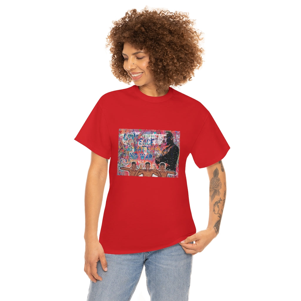 "No Hate Just Love" Unisex Heavy Cotton Tee