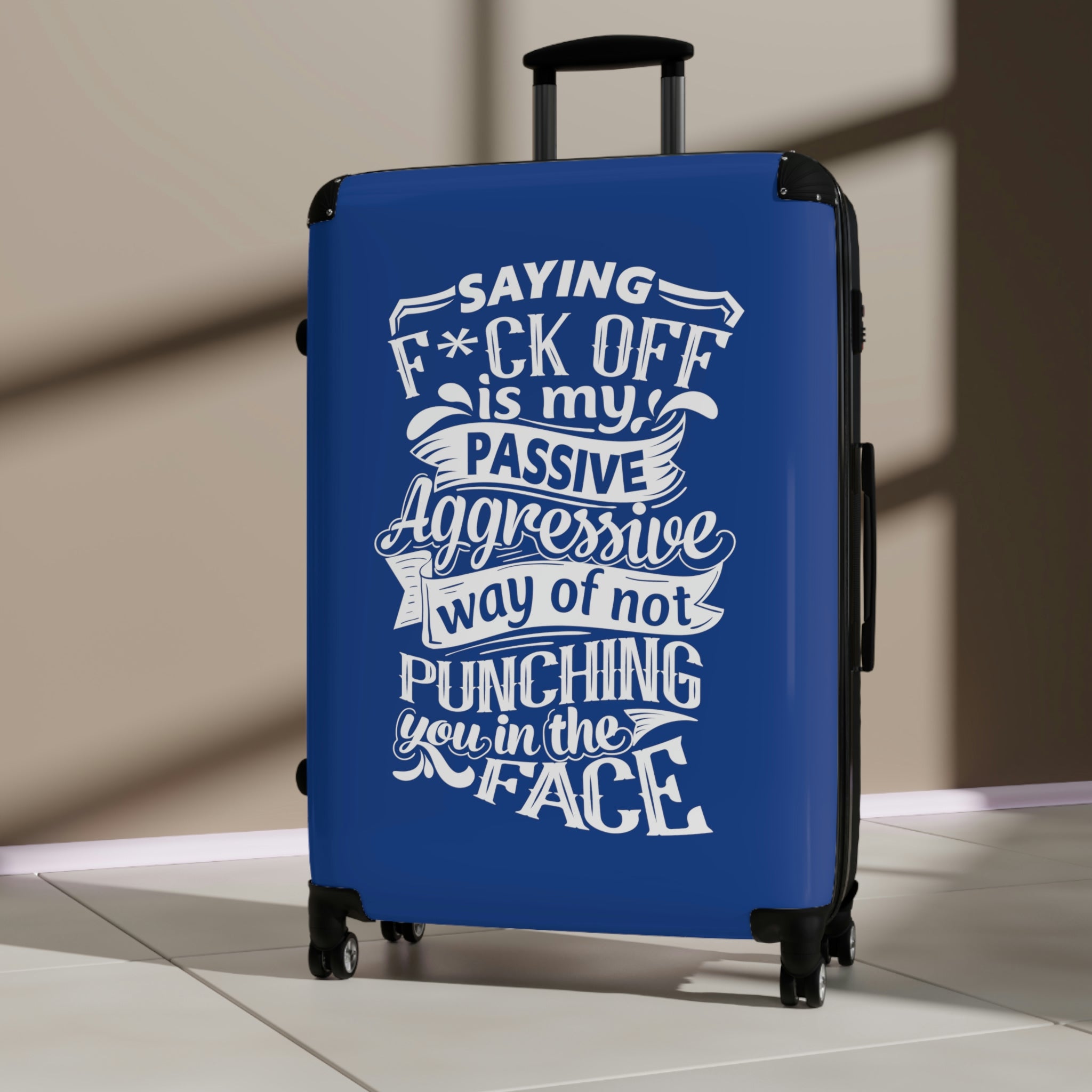 "Saying F*CK Off...." Suitcases