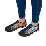 "No Hate Just Love" Women's Low Top Sneakers