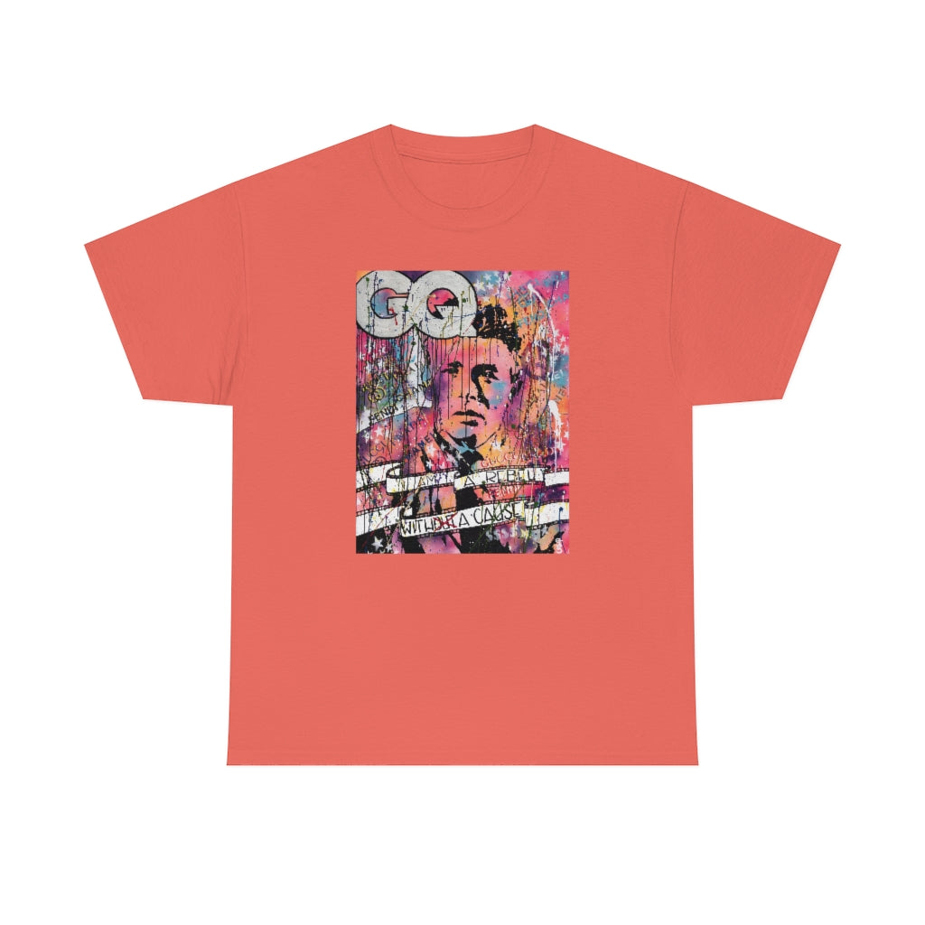 "Rebel With A Cause" Unisex Heavy Cotton Tee