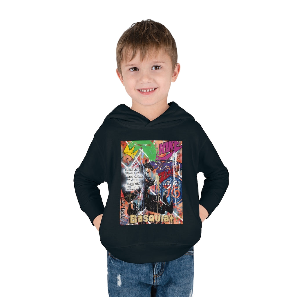 "Basquiat/Warhol Tribute" Toddler Pullover Fleece Hoodie