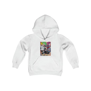 "Basquiat/Warhol Tribute" Youth Heavy Blend Hooded Sweatshirt