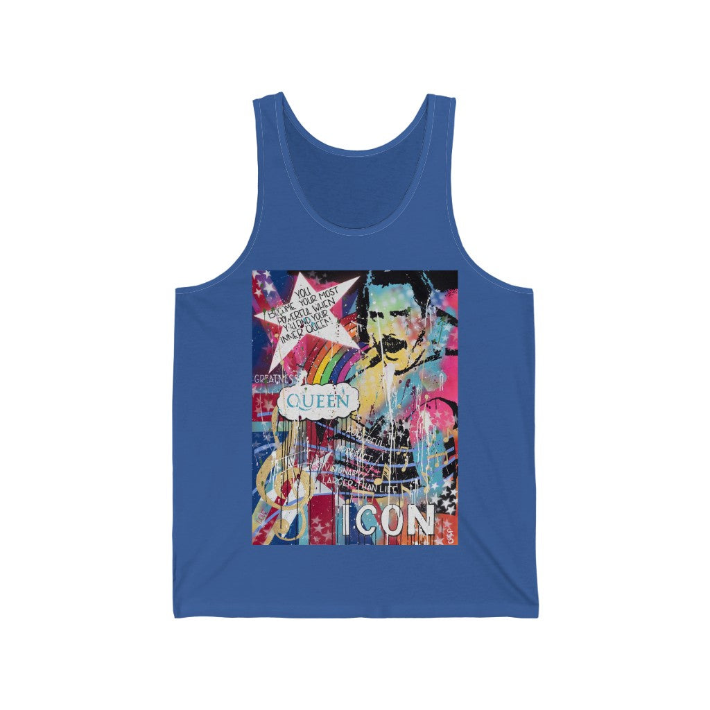 "Find Your Inner Queen" Unisex Jersey Tank