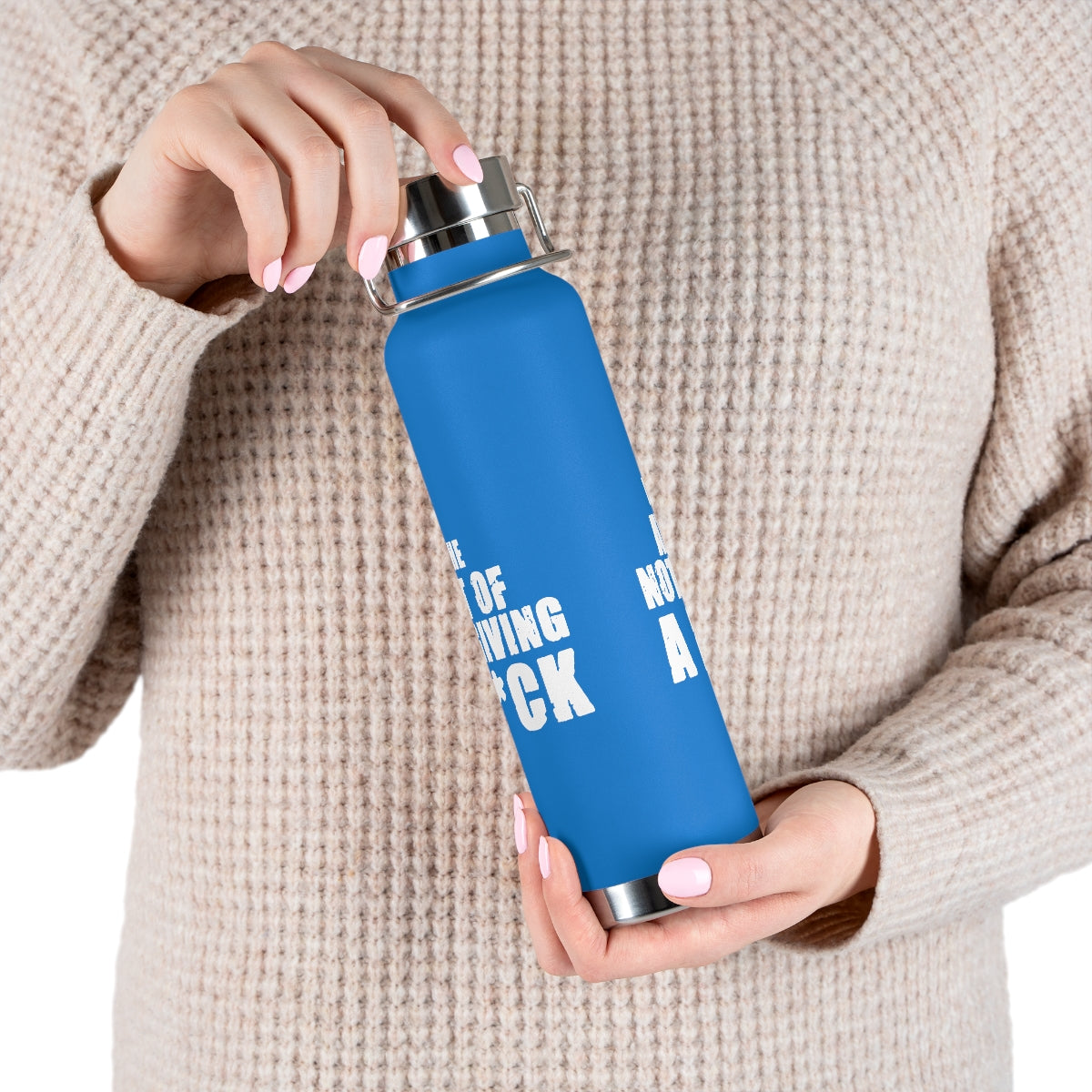 "The Art Of Not Giving A F*CK" Copper Vacuum Insulated Bottle, 22oz