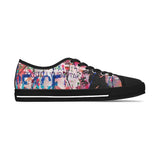 "No Hate Just Love" Women's Low Top Sneakers