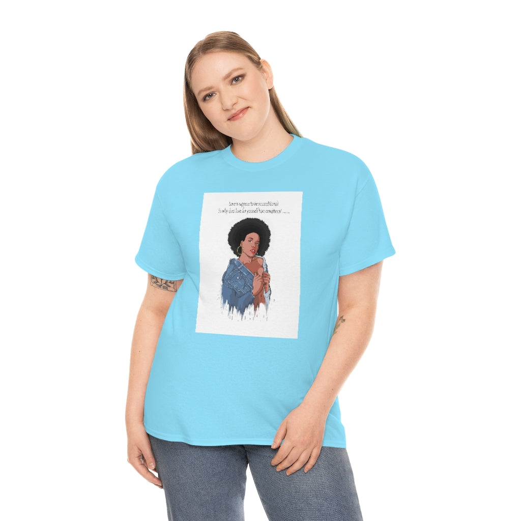 "Love Is Suppose To Be..."Unisex Heavy Cotton Tee