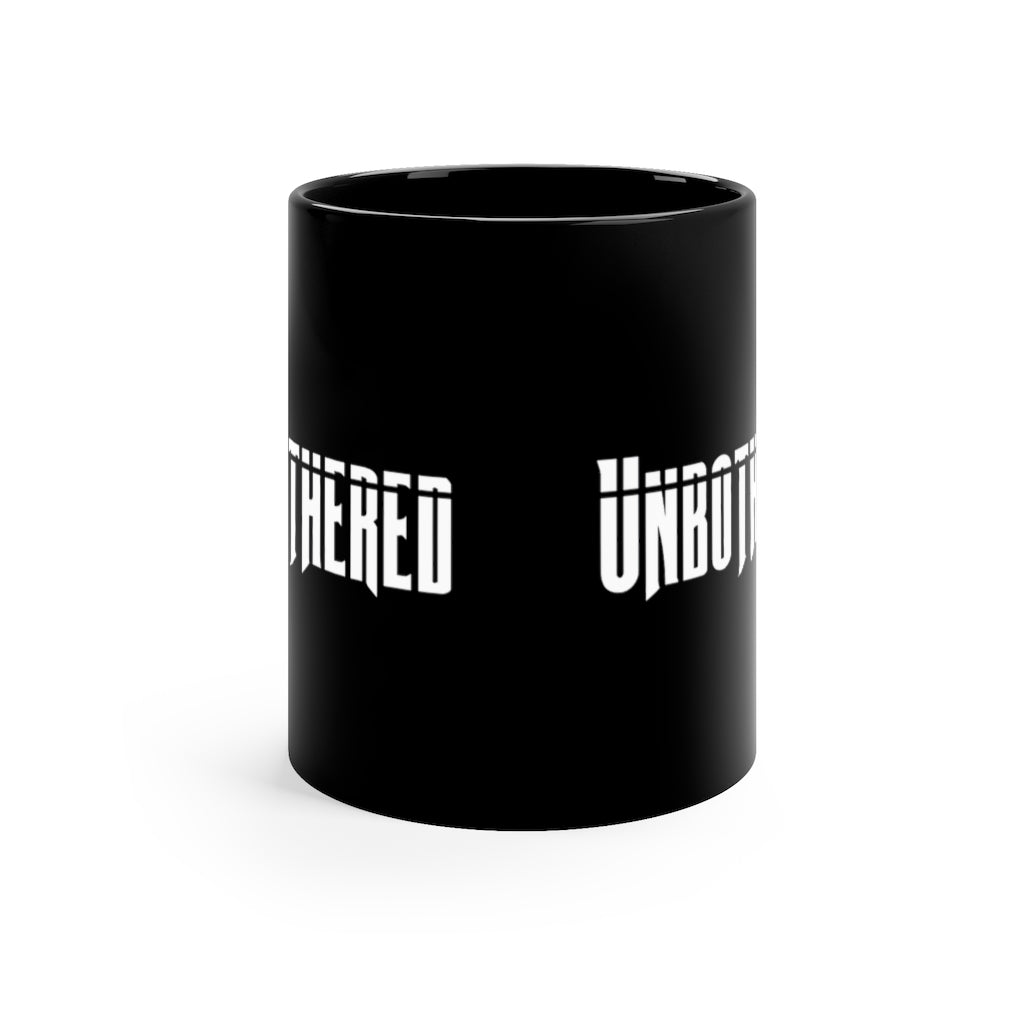 "Unbothered" 11oz Black Mug