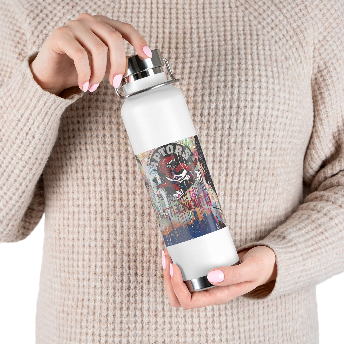 "Remember The North-Inspired By Drake" Copper Vacuum Insulated Bottle, 22oz