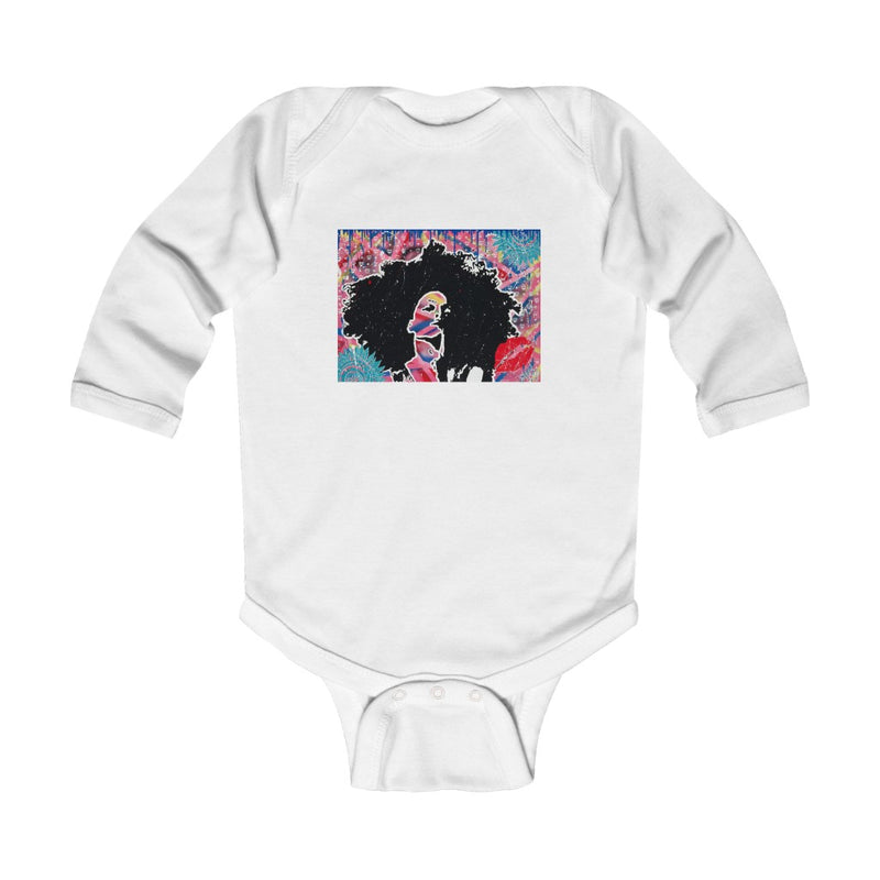 "Embodied-Diana Ross" Infant Long Sleeve Bodysuit