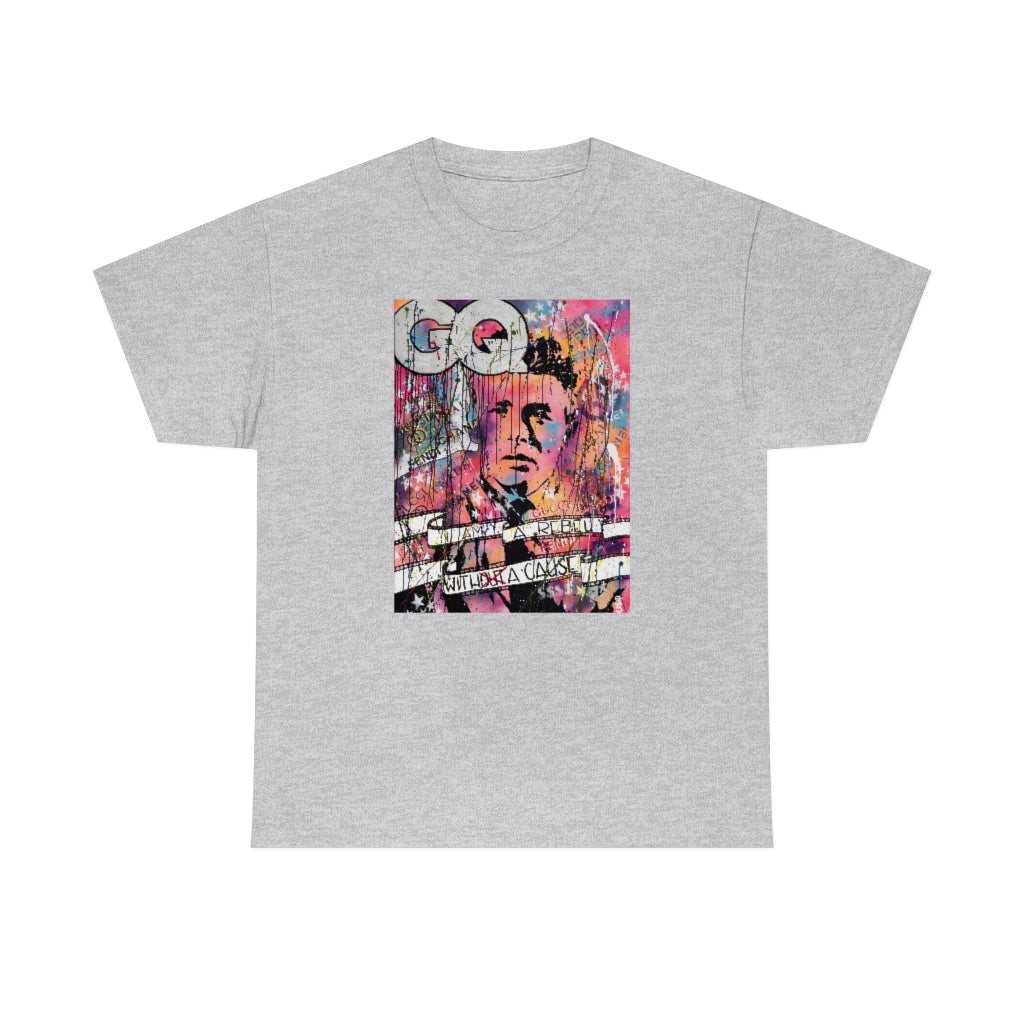 "Rebel With A Cause" Unisex Heavy Cotton Tee