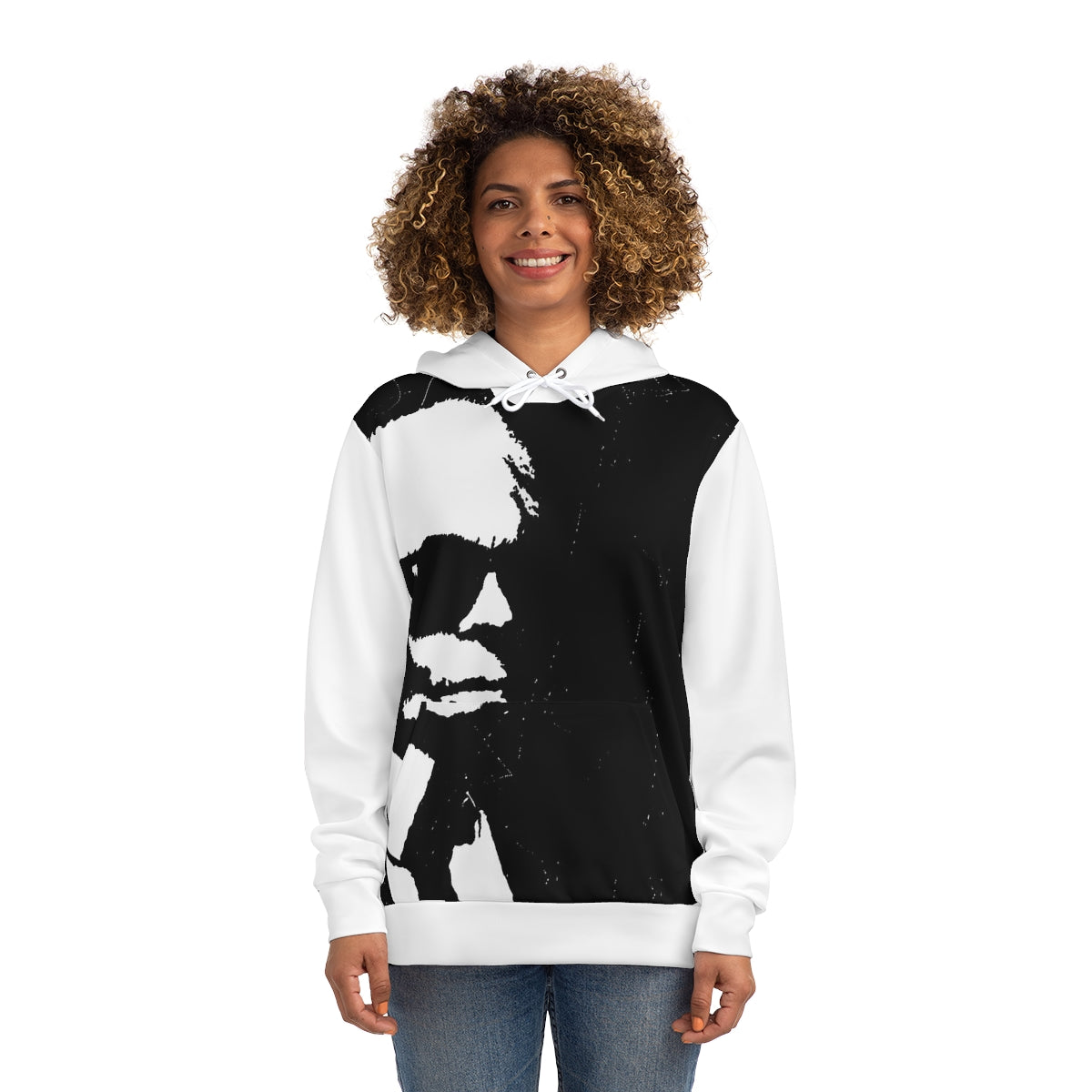"Label Whore" Unisex AOP Fashion Hoodie