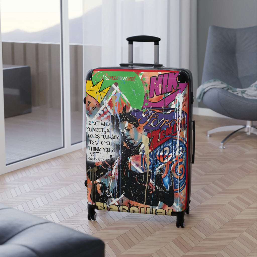 "Basquiat/Warhol Tribute" Suitcases