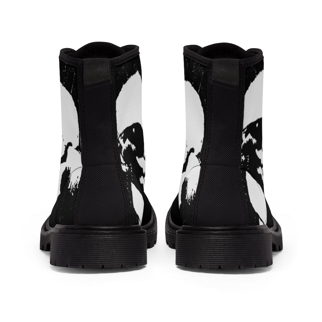 "Label Whore 3" Men's Canvas Boots