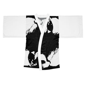 "Label Whore" Long Sleeve Kimono Robe