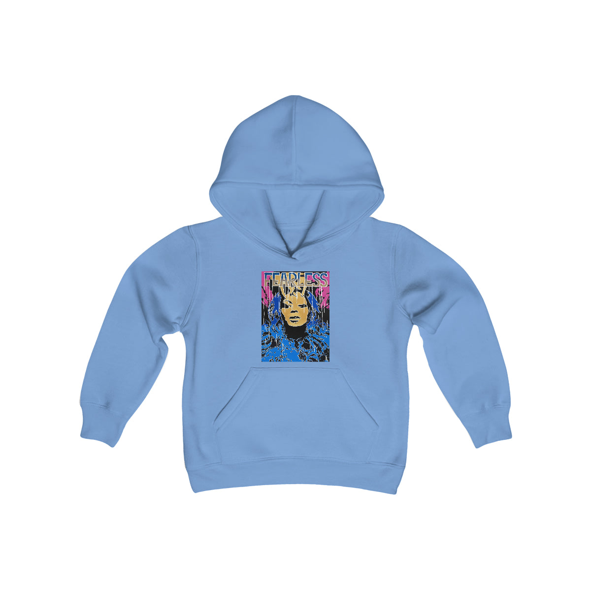 "Fearless-Inspired By Beyonce" Youth Heavy Blend Hooded Sweatshirt