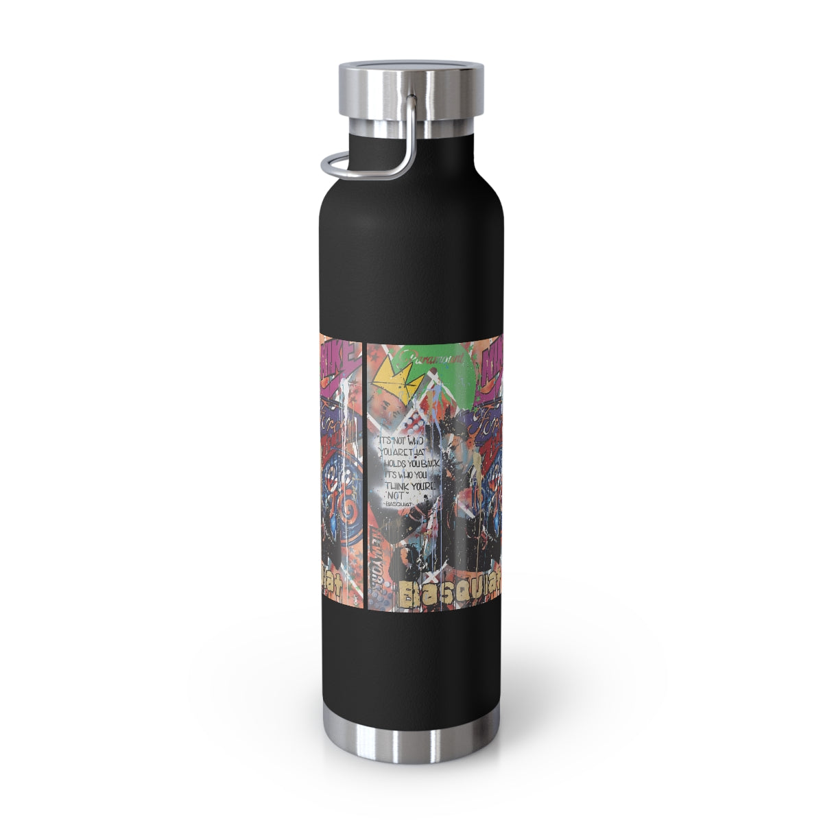 "Basquiat/Warhol Tribute" Copper Vacuum Insulated Bottle, 22oz