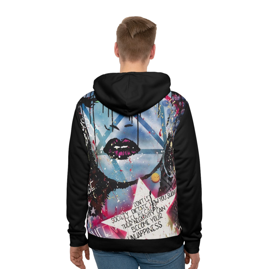 "Be The Boss" Men's All-Over-Print Hoodie