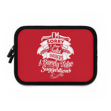 Load image into Gallery viewer, "I'm Sorry ....."  Laptop Sleeve