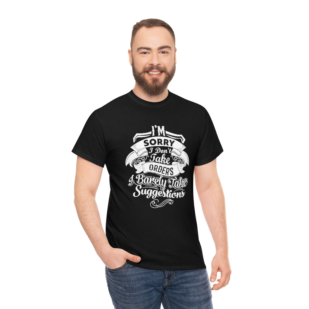 "I'm Sorry...." Unisex Heavy Cotton Tee
