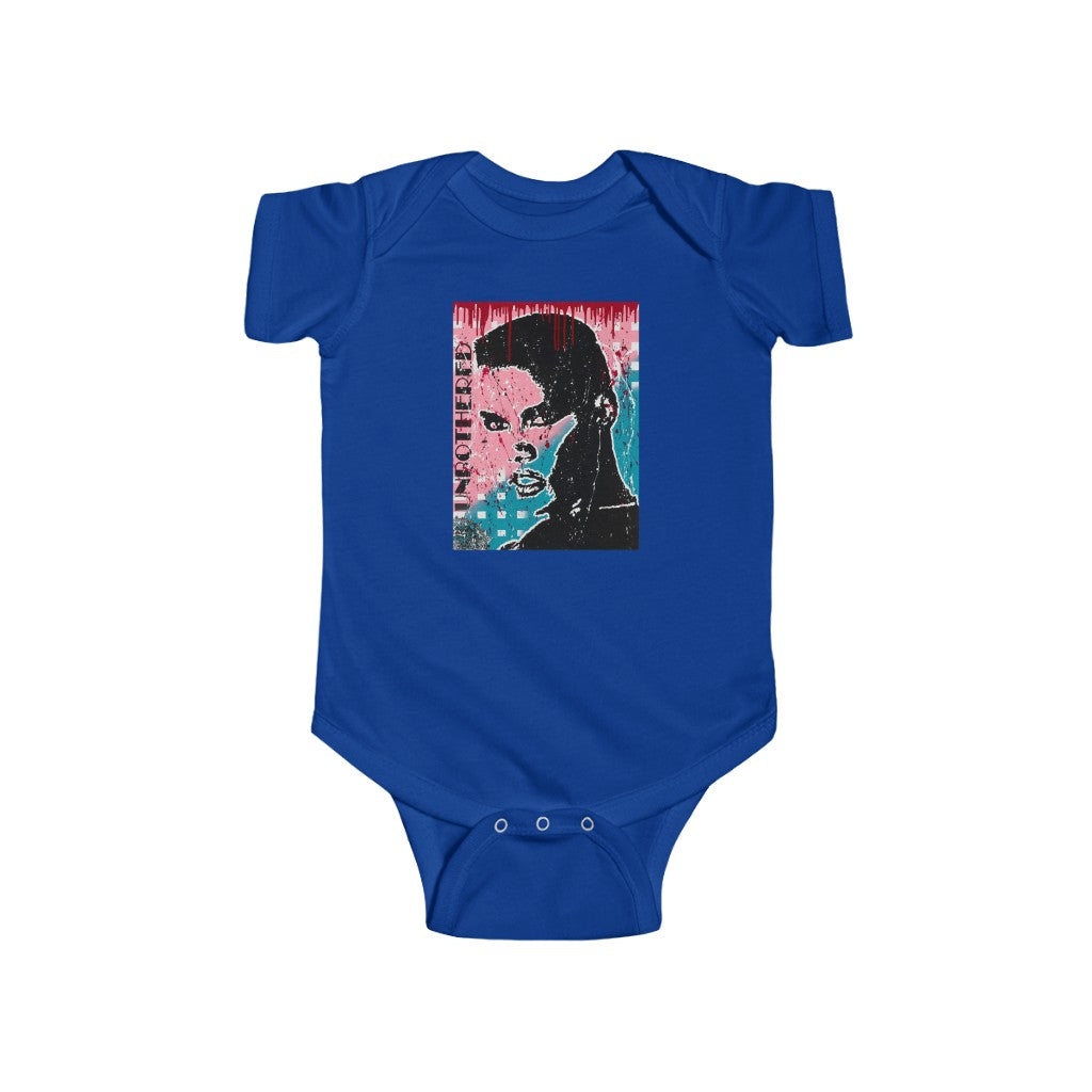 "Unbothered-Grace Jones" Infant Fine Jersey Bodysuit