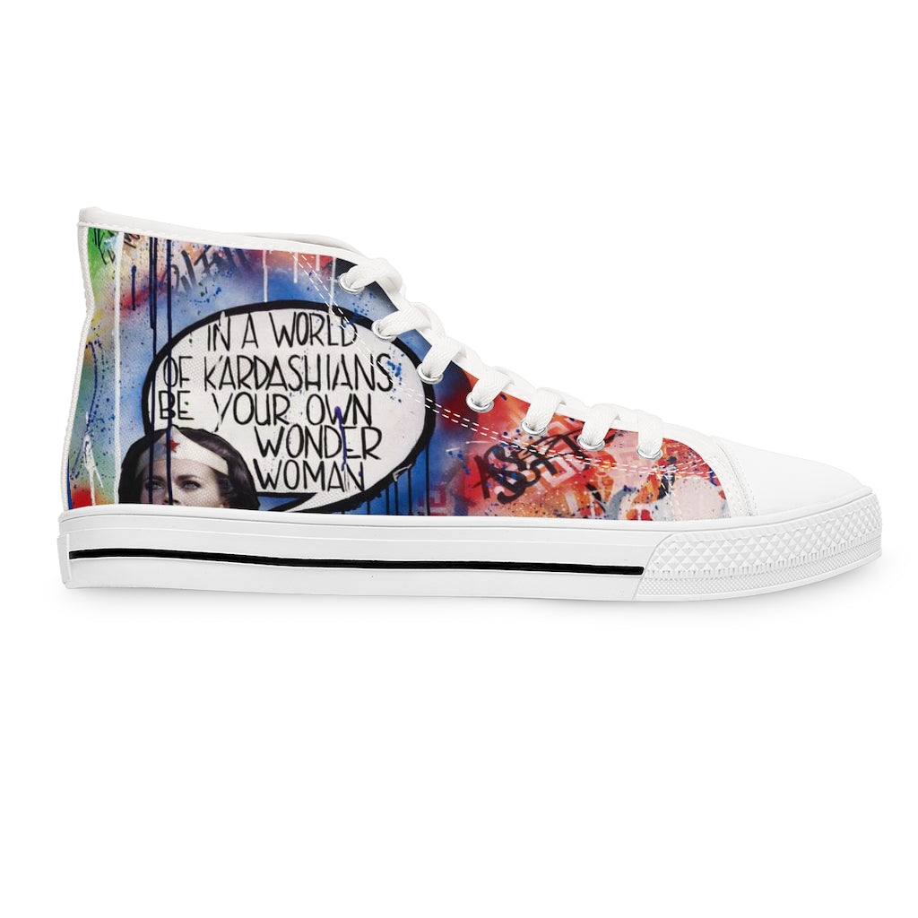 "Dare To Be Different" Women's High Top Sneakers