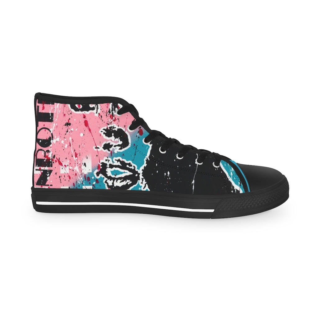"Unbothered Inspired By Grace Jones" Men's High Top Sneakers