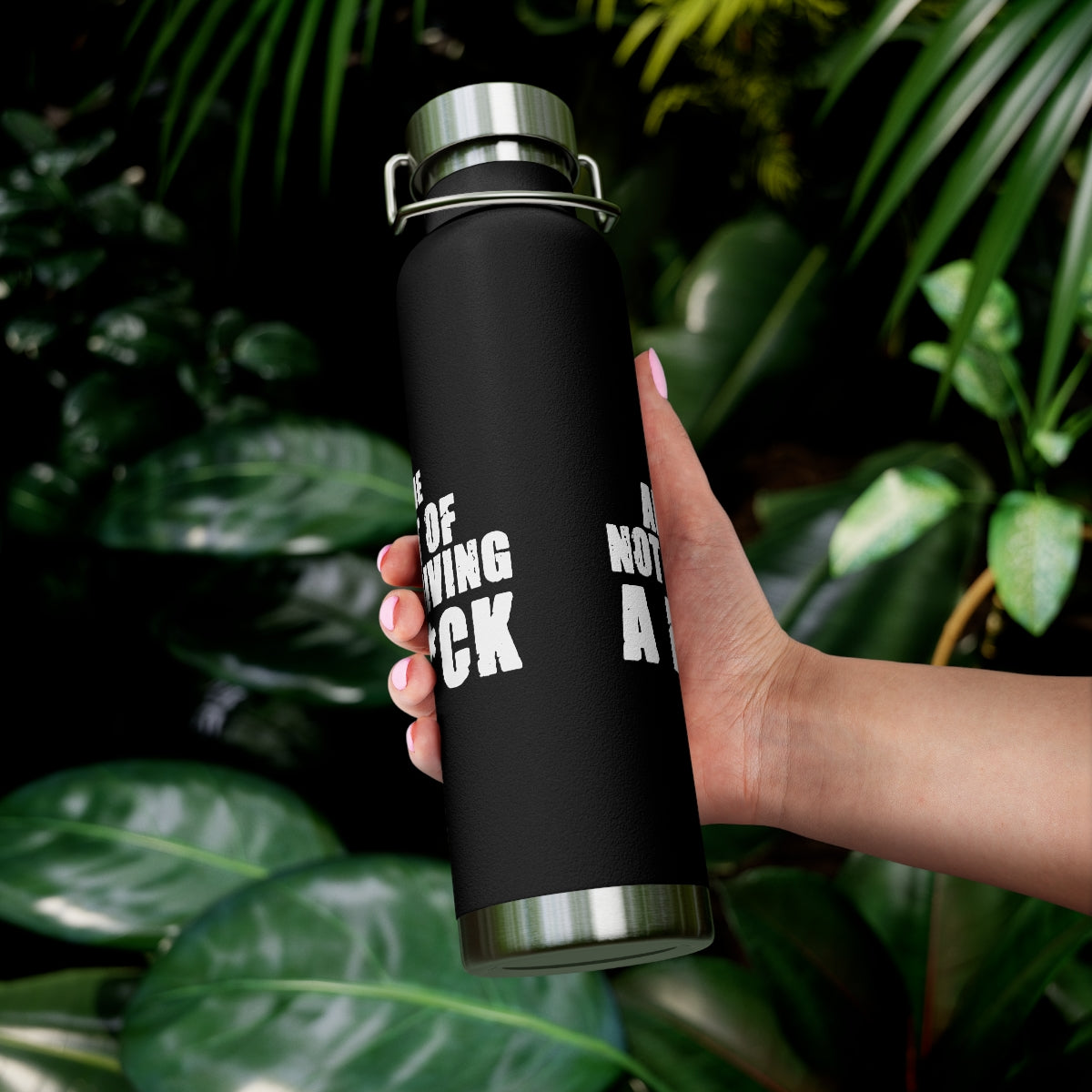 "The Art Of Not Giving A F*CK" Copper Vacuum Insulated Bottle, 22oz