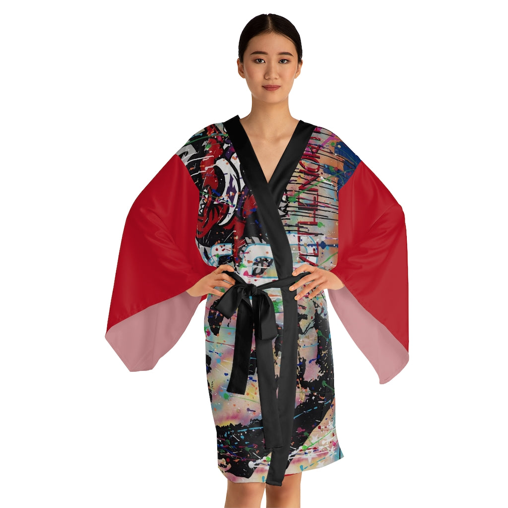 "Remember The North" Long Sleeve Kimono Robe
