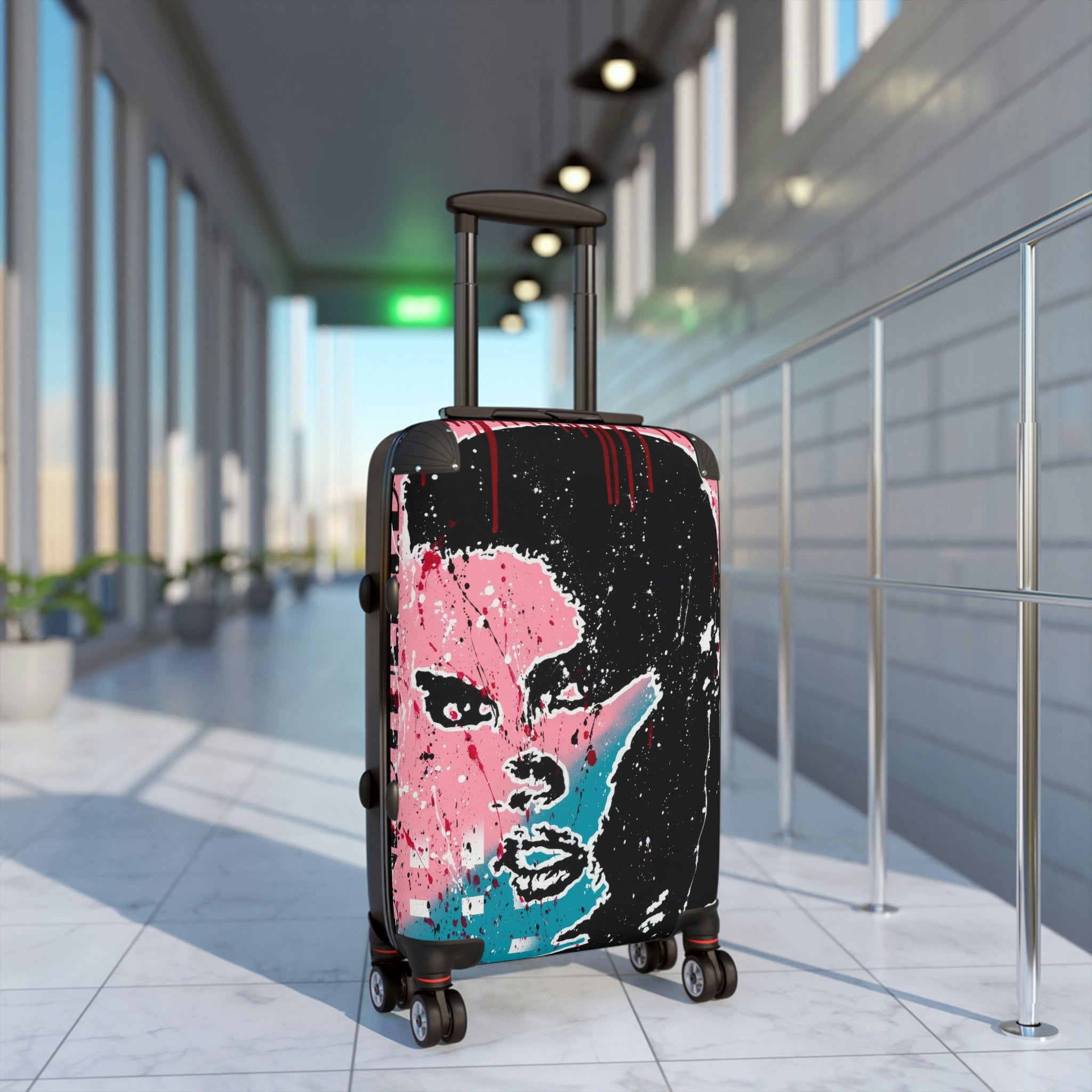 " Unbothered Inspired By Grace Jones" Suitcases