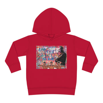 'No Hate Just Love" Toddler Pullover Fleece Hoodie