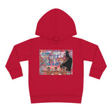 'No Hate Just Love" Toddler Pullover Fleece Hoodie