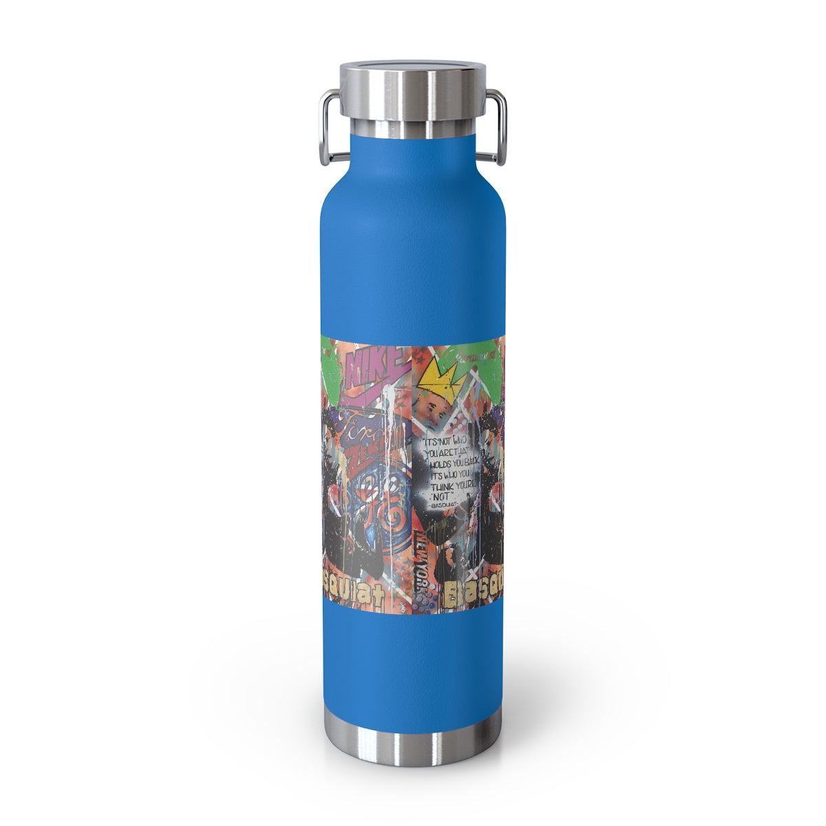 "Basquiat/Warhol Tribute" Copper Vacuum Insulated Bottle, 22oz