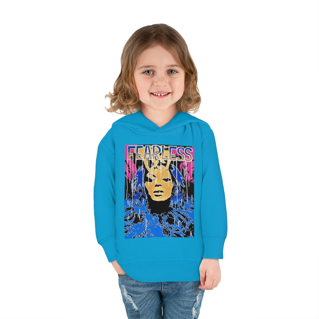 "Fearless" Toddler Pullover Fleece Hoodie