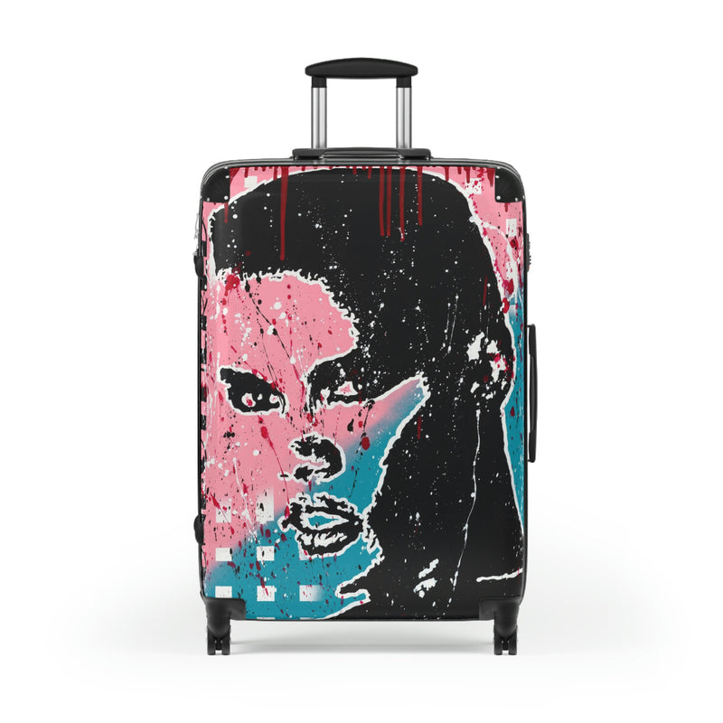" Unbothered Inspired By Grace Jones" Suitcases