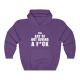 "The Art Of Not Giving A F*ck" Unisex Heavy Blend™ Hooded Sweatshirt