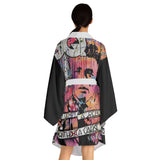 "Rebel With A Cause" Long Sleeve Kimono Robe