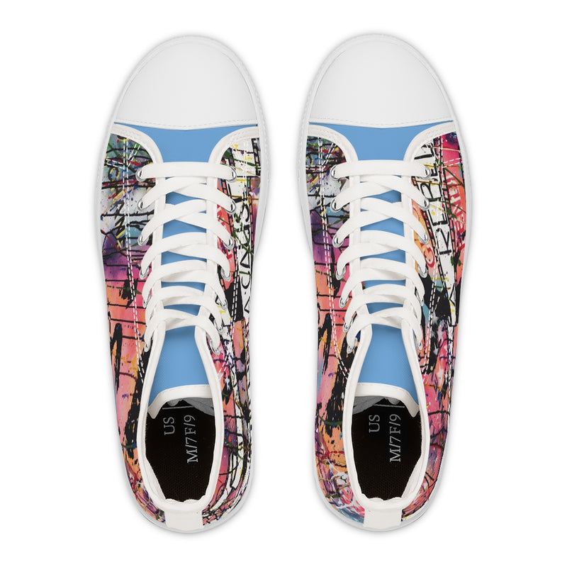 "Rebel Without A Cause" Women's High Top Sneakers