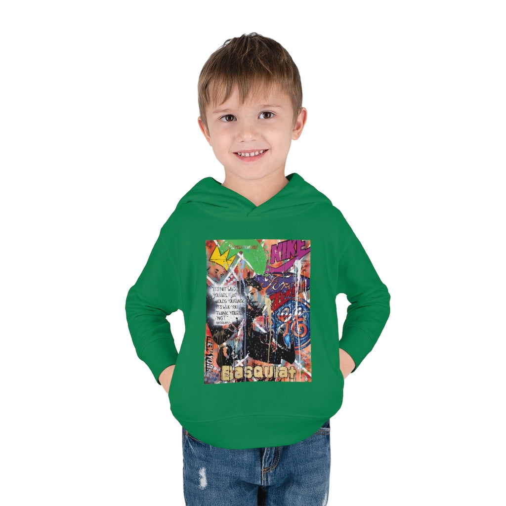 "Basquiat/Warhol Tribute" Toddler Pullover Fleece Hoodie