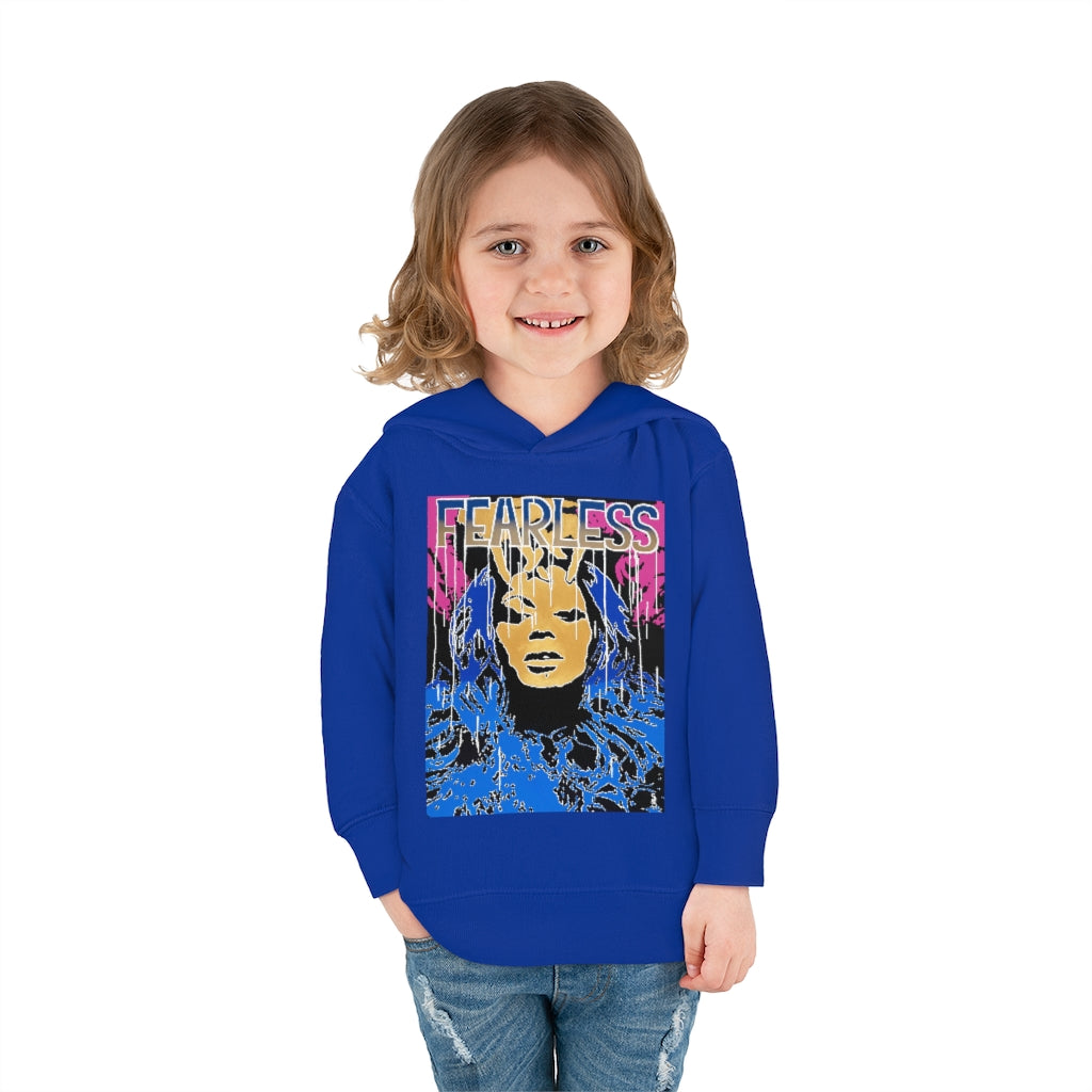 "Fearless" Toddler Pullover Fleece Hoodie
