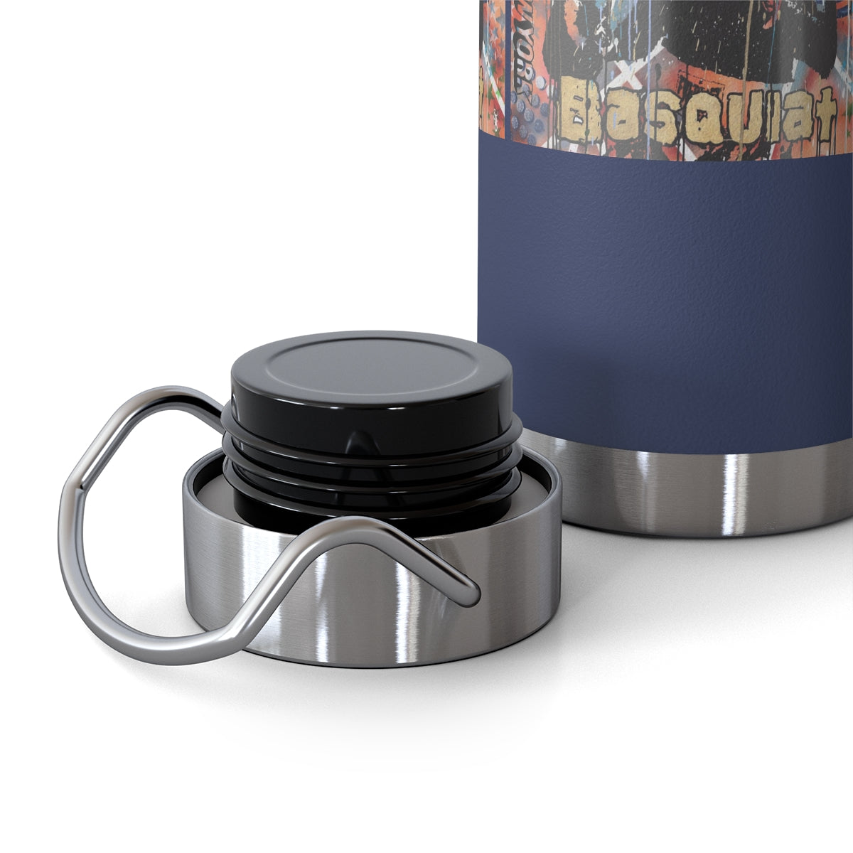"Basquiat/Warhol Tribute" Copper Vacuum Insulated Bottle, 22oz