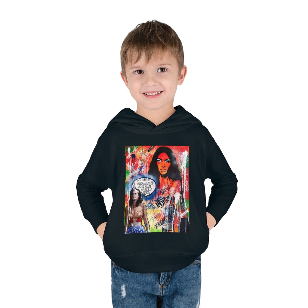 "Dare To Be Different" Toddler Pullover Fleece Hoodie