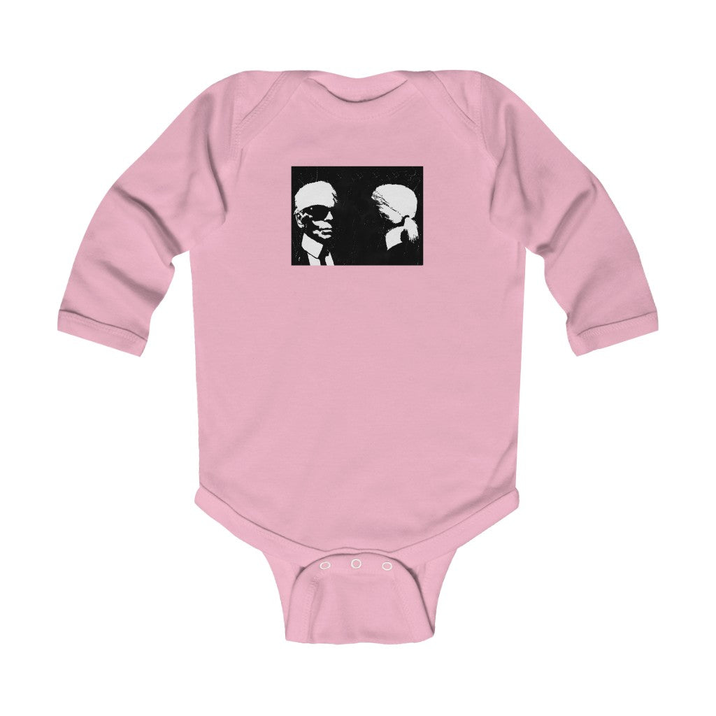"Label Whore" Infant Long Sleeve Bodysuit
