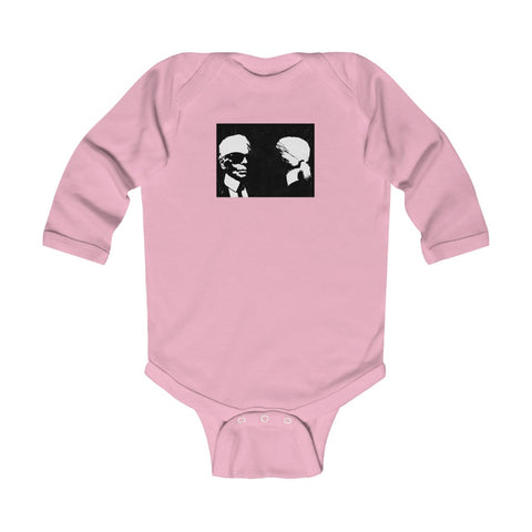 "Label Whore" Infant Long Sleeve Bodysuit