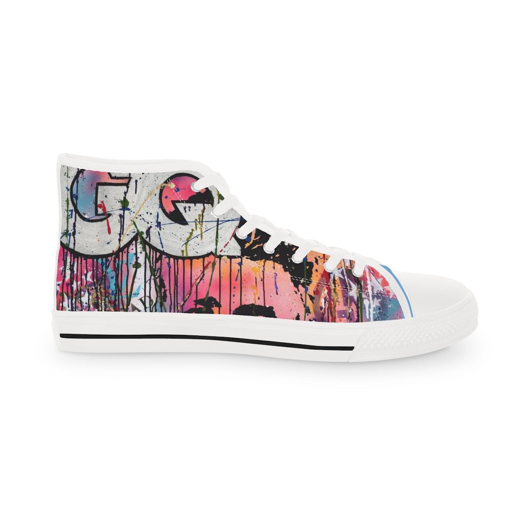 "Rebel With A Cause" Men's High Top Sneakers