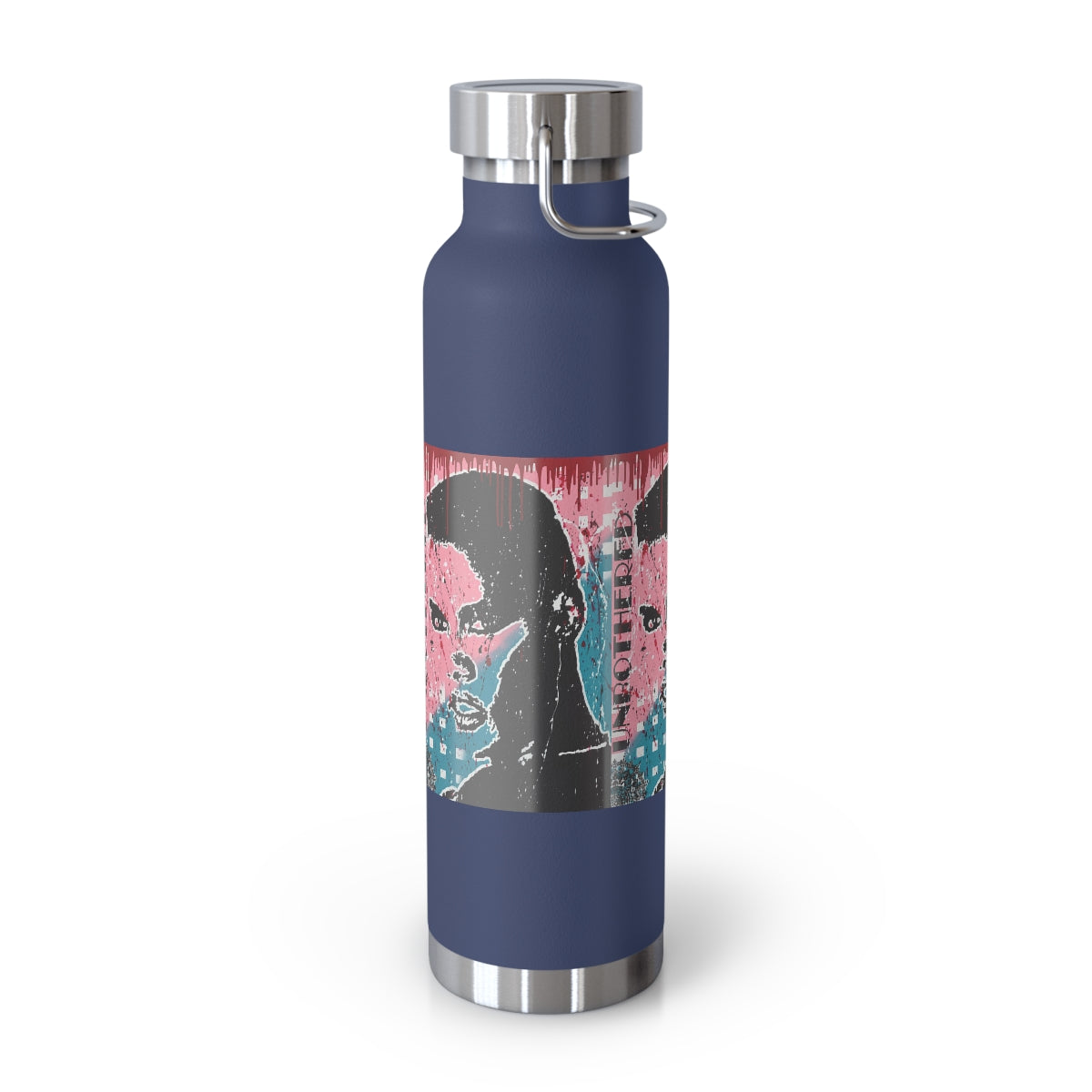 "Unbothered-Inspired By Grace Jones" Copper Vacuum Insulated Bottle, 22oz