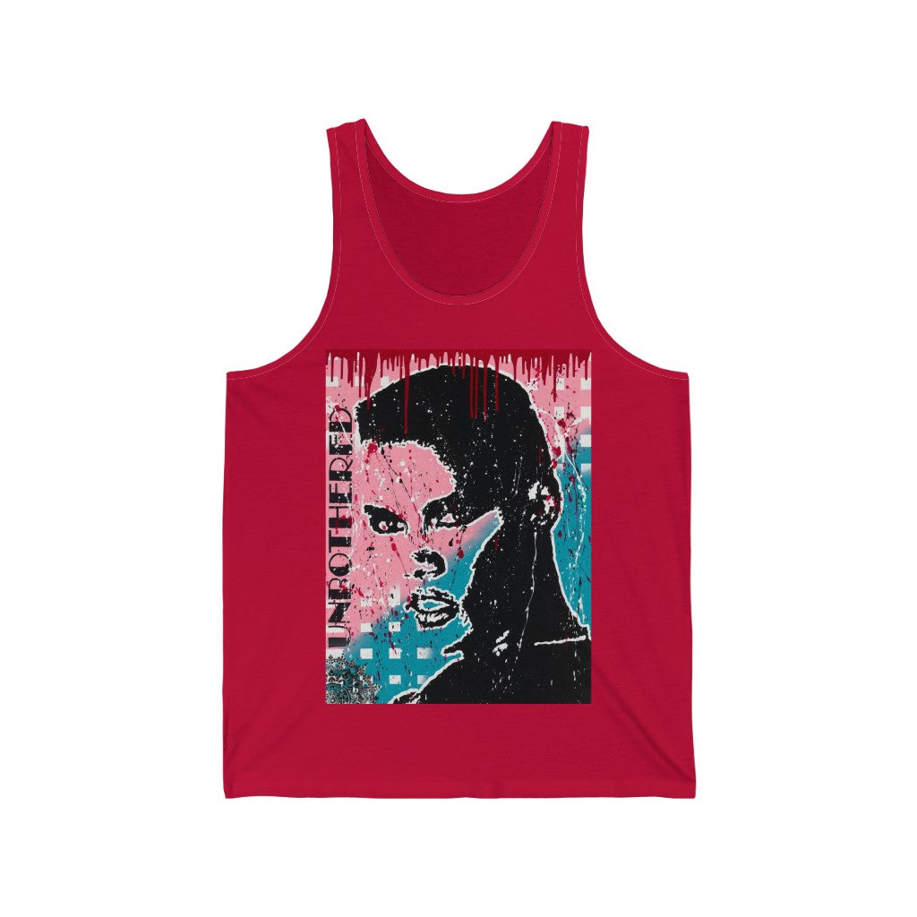 "Unbothered" Unisex Jersey Tank