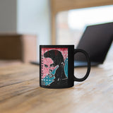 "Unbothered-Grace Jones" 11oz Black Mug